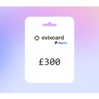 EvixCard PayPal GBP 300 Gift Card