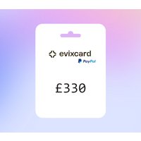 EvixCard PayPal GBP 330 Gift Card