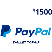PayPal Wallet JPY 1500 Top Up