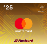 MasterCard Prepaid (Flexicard) 25 USD Gift Card
