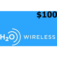 H2O $100 Mobile Top-up US