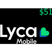 Lyca Mobile Special $51 Mobile Top-up US