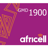 Africell 1900 GMD Mobile Top-up GM
