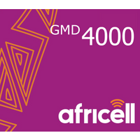 Africell 4000 GMD Mobile Top-up GM