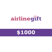 AirlineGift $1000 Gift Card CA