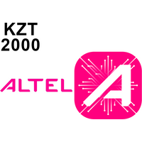 Altel 2000 KZT Mobile Top-up KZ