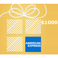 American Express $1000 US Gift Card (6 Month Expiration)