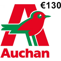 Auchan €130 Gift Card FR