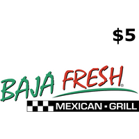 Baja Fresh $5 Gift Card US