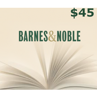 Barnes and Noble $45 Gift Card US