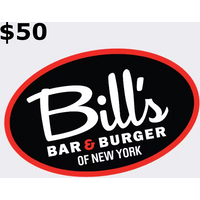 Bill's Bar & Burger $50 Gift Card US