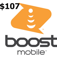 Boost Mobile $107 Mobile Top-up US
