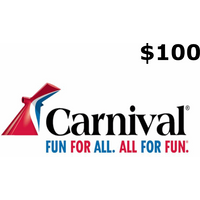 Carnival Cruise Lines $100 Gift Card US