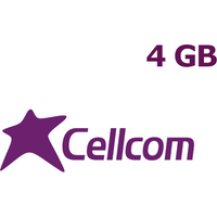 Cellcom 4 GB Data Mobile Top-up GN