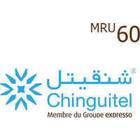 Chinguitel 60 MRU Mobile Top-up MR