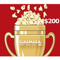 Cinemark Theatres $200 Gift Card US