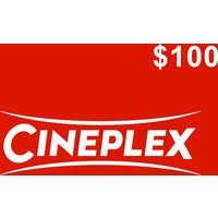 Cineplex $100 Gift Card CA