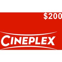 Cineplex $200 Gift Card CA