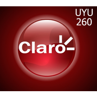 Claro 260 UYU Mobile Top-up UY