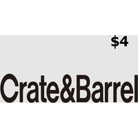 Crate and Barrel $4 Gift Card US