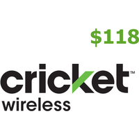 Cricket $118 Mobile Top-up US