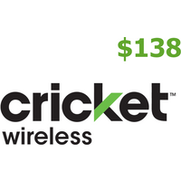 Cricket $138 Mobile Top-up US
