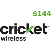 Cricket $144 Mobile Top-up US