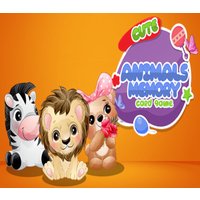 Cute animals memory card game Steam CD Key
