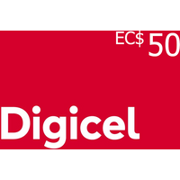 Digicel EC$50 Mobile Top-up LC