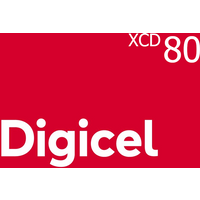 Digicel 80 XCD Mobile Top-up KN