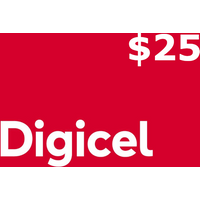 Digicel $25 Mobile Top-up TC