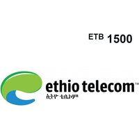 Ethiotelecom 1500 ETB Mobile Top-up ET