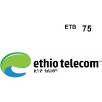 Ethiotelecom 75 ETB Mobile Top-up ET