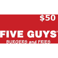 Five Guys $50 Gift Card US