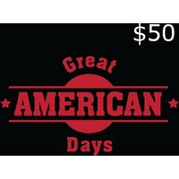 Great American Days $50 Gift Card US