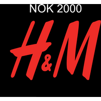 H&M 2000 NOK Gift Card NO