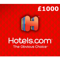 Hotels.com £1000 Gift Card UK