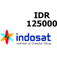 Indosat 125000 IDR Mobile Top-up ID