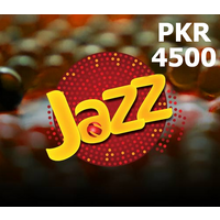 Jazz 4500 PKR Mobile Top-up PK