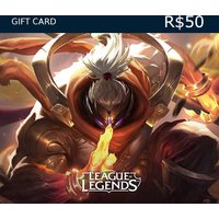 League of Legends 50 BRL Prepaid RP Card BR