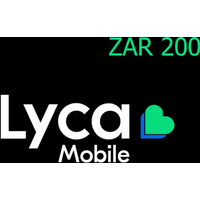 Lyca Mobile 200 ZAR Gift Card ZA