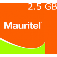 Mauritel 2.5 GB Data Mobile Top-up MR