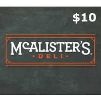 McAlisters $10 Gift Card US