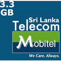 Mobitel 3.3 GB Data Mobile Top-up LK