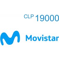 Movistar 19000 CLP Mobile Top-up CL