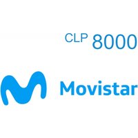 Movistar 8000 CLP Mobile Top-up CL