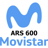 Movistar 600 ARS Mobile Top-up AR