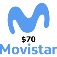 Movistar $70 Mobile Top-up EC