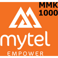 Mytel 1000 MMK Mobile Top-up MM