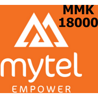 Mytel 18000 MMK Mobile Top-up MM